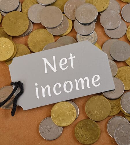 Net income for a company is reflected in what?