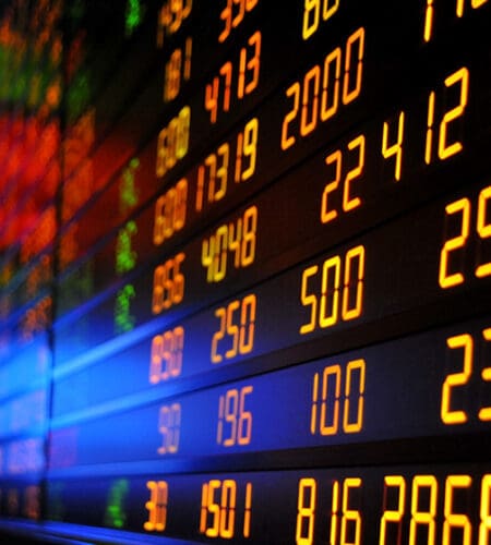 What was the world’s first electronic stock market?