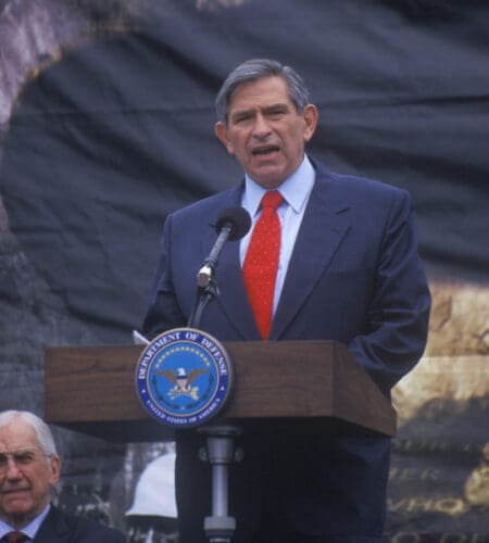 Who was deputy defense secretary during G.W. Bush’s first term?