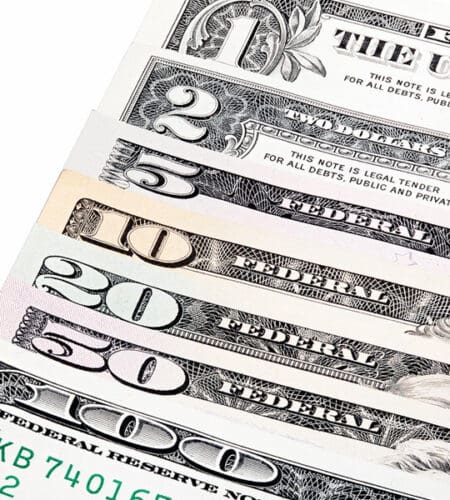 Who is pictured on the $50 U.S. Savings Bond?