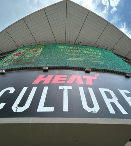 What year did the Miami Heat draft two players with the same last names as its 10th and 35th picks?