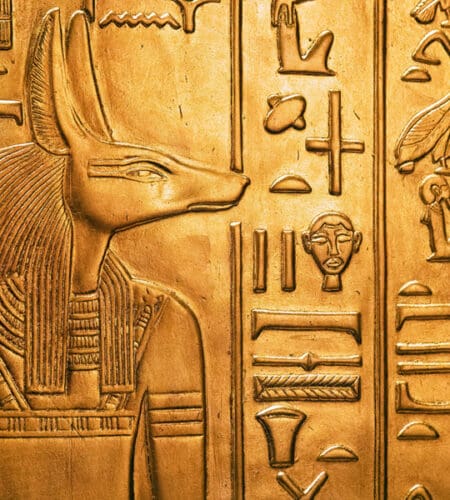 Who was the jackal-headed god of ancient Egypt?