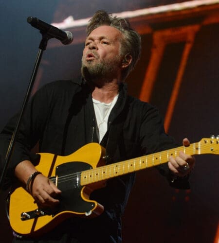 Which John Mellencamp album was banned in Wal-Mart due to its controversial cover?