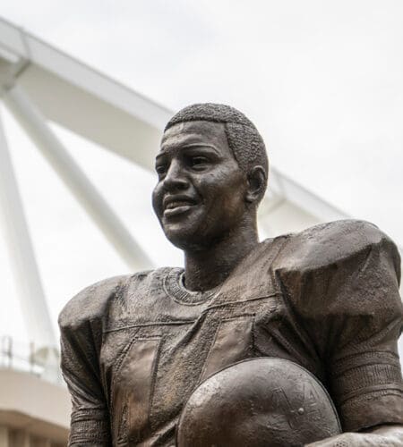 What is the Ernie Davis Award given for in college football?