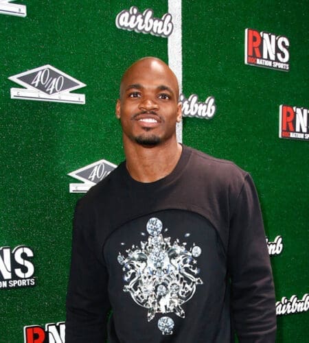 In the 2012 season Adrian Peterson fell just nine yards shy of who’s all-time yards rushing record in a season?