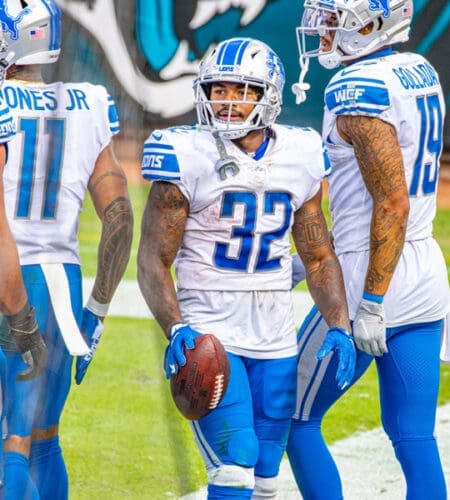 Who was the first Detroit Lions player to be inducted into the Professional Football Hall Of Fame?